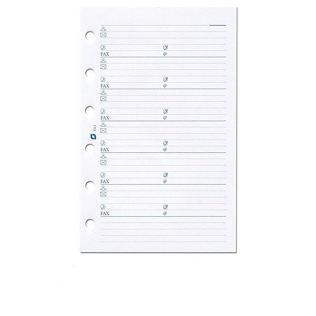 Succes Refill Standard White Address Notepaper