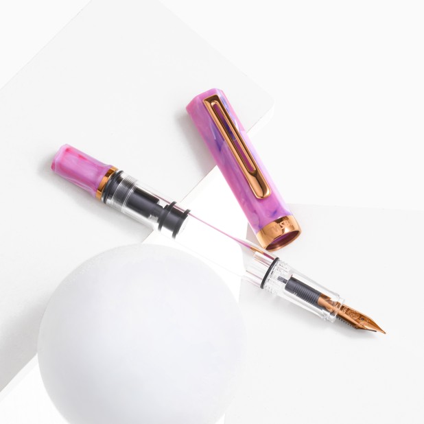 TWSBI Eco Fluorite Purple with Bronze Caneta de Tinta Permanente
