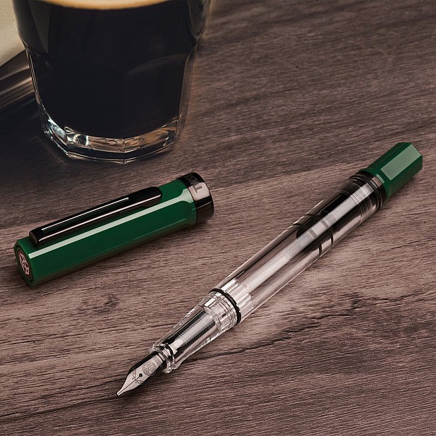TWSBI Eco Green Irish with Onyx Reservoarpenna