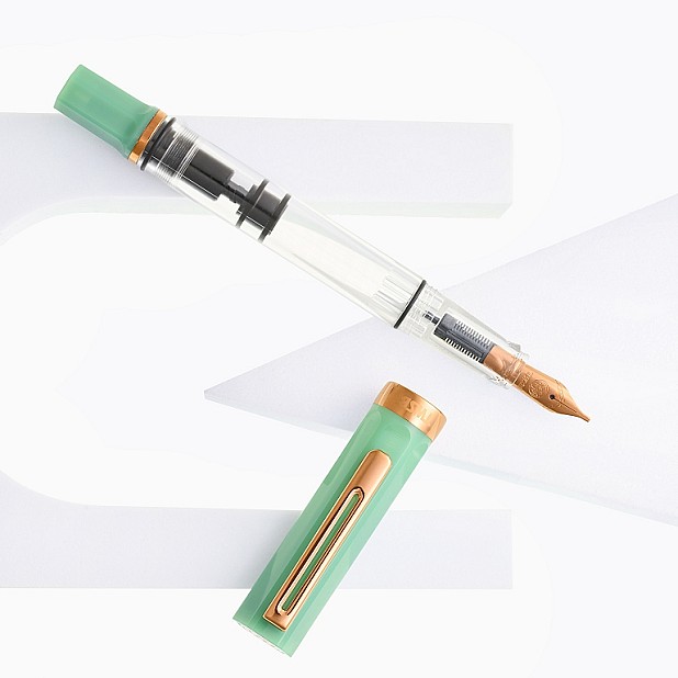 TWSBI Eco Jade Jelly with Bronze Reservoarpenna