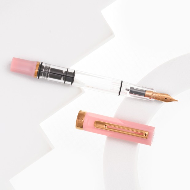 TWSBI Eco Pink Lemonade with Bronze Reservoarpenna