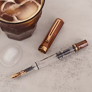 TWSBI Eco Rootbeer with Bronze Fountain pen