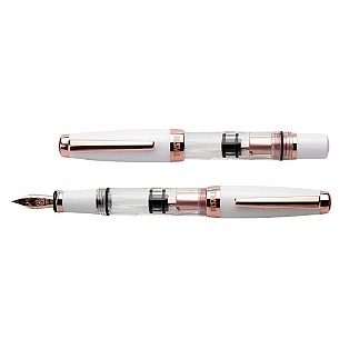 TWSBI Diamond Mini White RG II Caneta de Tinta Permanente