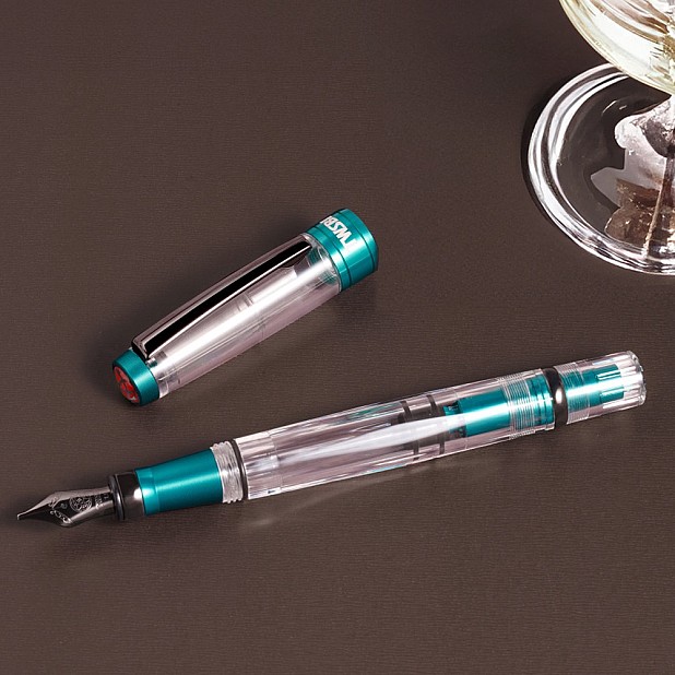 TWSBI Diamond 580 AL R Caribbean with Onyx Plumo Estilográfica