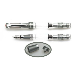 TWSBI Diamond 580 AL R Nickel Gray Caneta de Tinta Permanente
