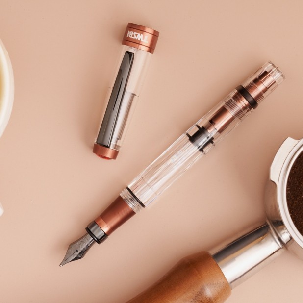 TWSBI Diamond 580 AL R Affogato with Onyx Fountain pen