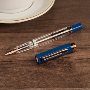 TWSBI Eco Indigo Blue with Bronze Caneta de Tinta Permanente