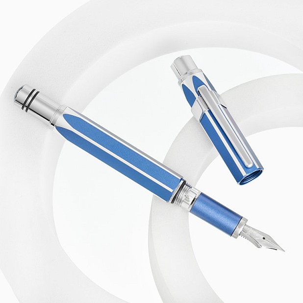 TWSBI Precision Gemini Blue Pluma Estilográfica