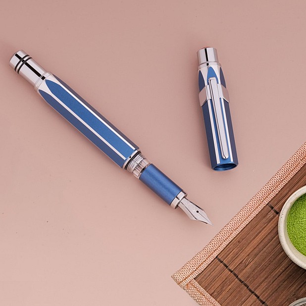 TWSBI Precision Gemini Blue Pluma Estilográfica
