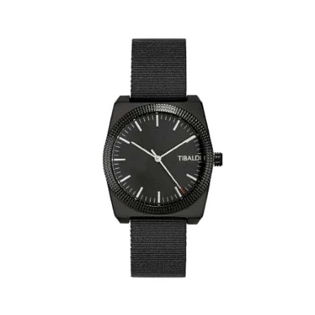 Tibaldi Men's Black 39mm Quartz Relógio TMM-SS-GG