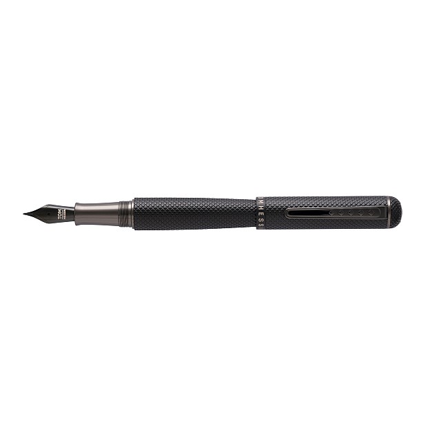 Tom Hessin Charles 1870 Gherkin Collection All Black Pióro wieczne