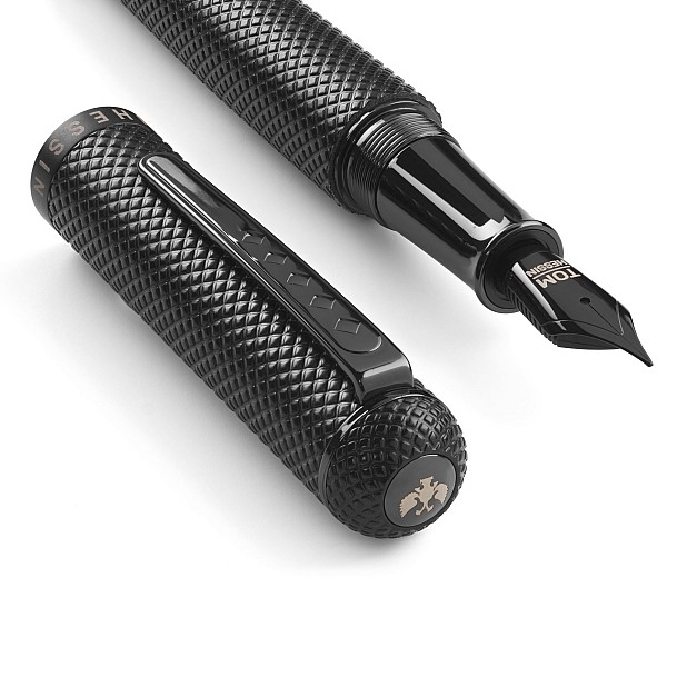 Tom Hessin Charles 1870 Gherkin Collection All Black Pióro wieczne