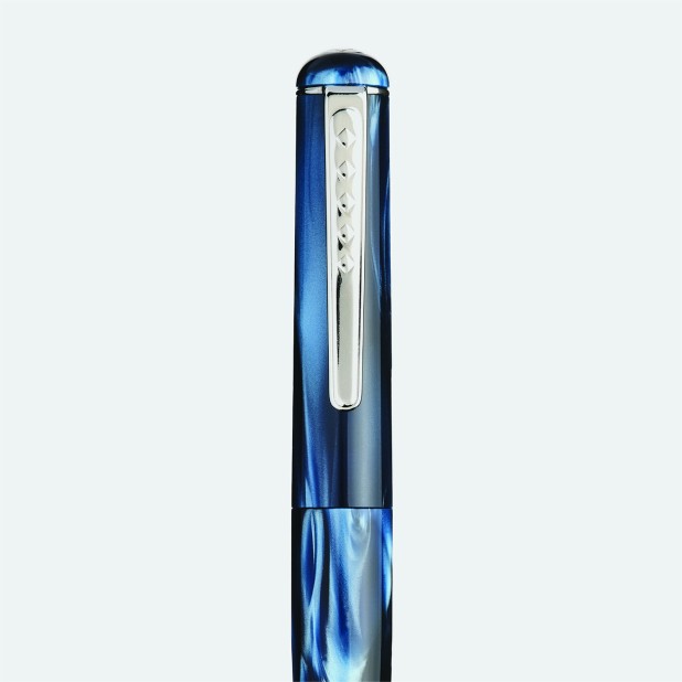 Tom Hessin Charles Collection Signature Blue Füllfederhalter