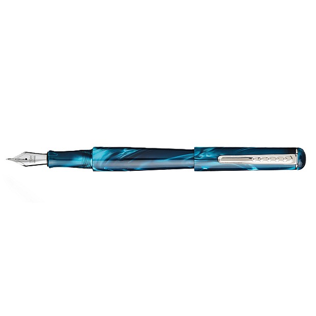 Tom Hessin Charles Collection Thames Blue Pluma estilográfica