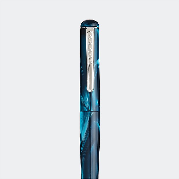 Tom Hessin Charles Collection Thames Blue Pluma estilográfica