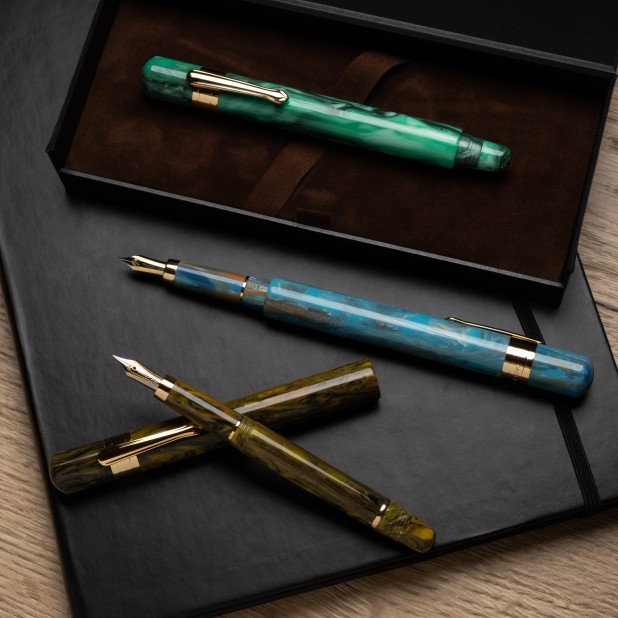 Taccia Covenant Stylo plume Bourdon Jaspe