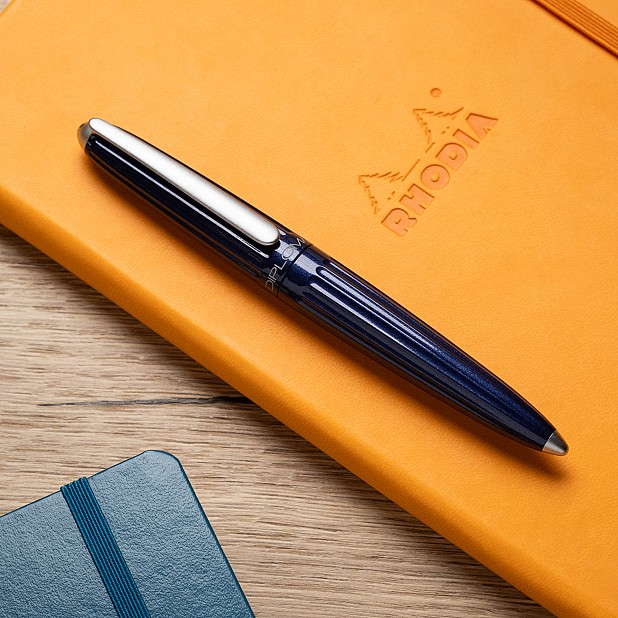 Caneta-tinteiro Diplomat Aero Midnight Blue