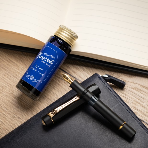 Kaweco AL Sport Black Piston Caneta de Tinta Permanente