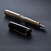 Ulpia 117 Ebonite Black and Brass Mira GT Fountain pen