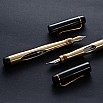 Ulpia Parix Ebonite Black and Brass Mira GT Fountain pen