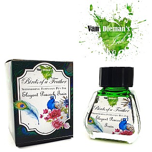 Van Dieman's Birds Of A Feather - Elegant Peacock Train Shimmering 30ml Frasco de tinta