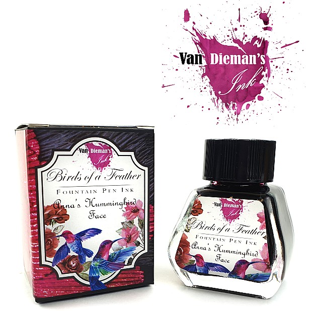 Van Dieman's Birds Of A Feather - Anna's Hummingbird Face 30ml Ink Bottle