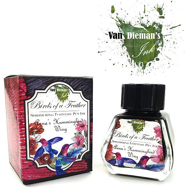 Van Dieman's Birds Of A Feather - Anna's Hummingbird Wing 30ml Botella de tinta