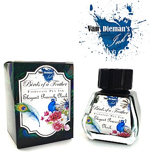 Van Dieman's Birds Of A Feather - Elegant Peacock Neck 30ml Frasco de tinta