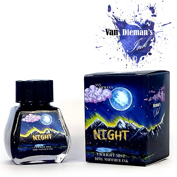 Van Dieman's Night - Twilight Mist Shimmering 30ml Botella de tinta