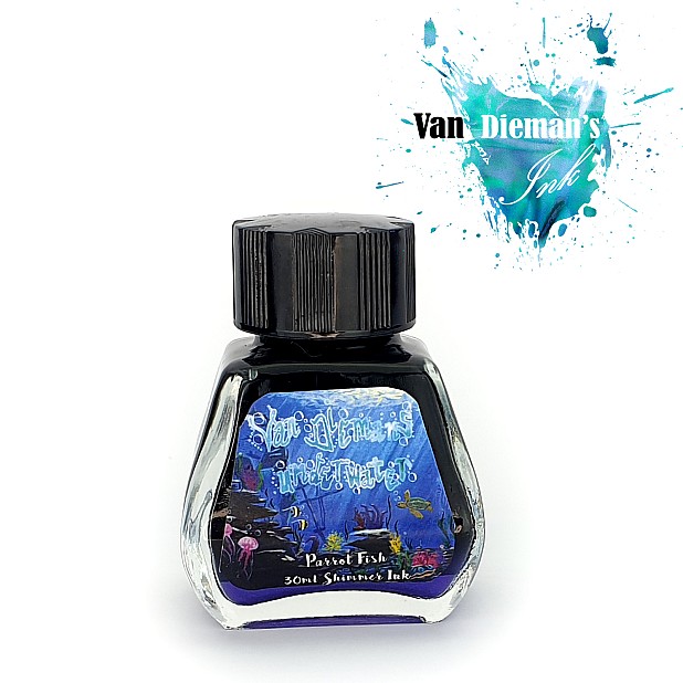 Van Dieman's Underwater - Parrot Fish Shimmering 30ml Frasco de tinta