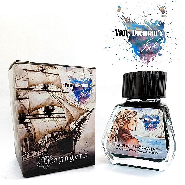 Van Dieman's Voyagers - Gudrid Far Traveler Shimmering 30ml Botella de tinta