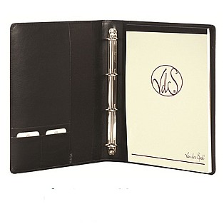 Van der Spek Economy 370 A4 Writing Case (Brown/Black)