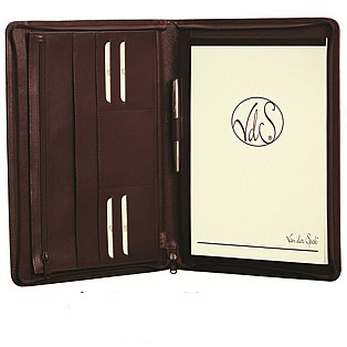 Van der Spek Economy 384 A4 Writing Case (Brown/Black)