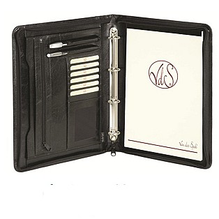Van der Spek Luigi Raphael 2041 A4 Writing Case (Brown/Black)