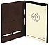Van der Spek Luigi Raphael 393 A4 Writing Case (Brown/Black)