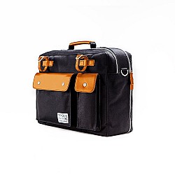 Venque Milano Black Briefcase