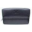 Visconti Leather Black Pen Pouch Twelvefold