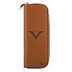 Visconti VSCT 2 Pen Leather Pen Case Cognac