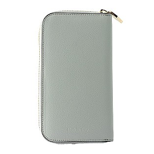 Visconti VSCT 3 Pen Leather Pen Case Grey
