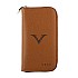 Visconti VSCT 3 Pen Leather Pen Case Cognac
