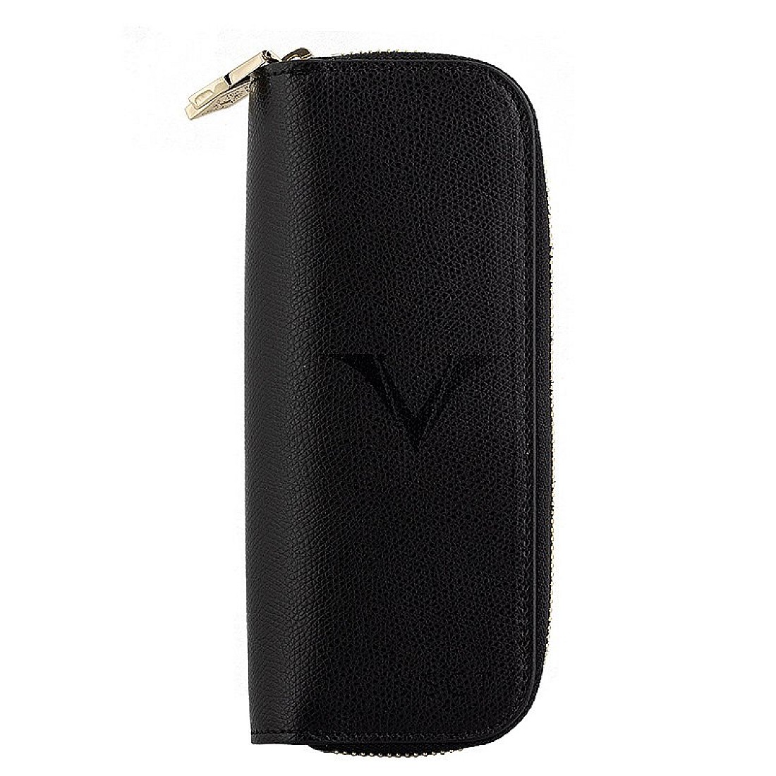 Visconti VSCT 4 Pen Leather Pen Case Black