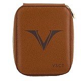 Visconti VSCT 6 Pen Leather Pen Case Cognac