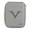Visconti VSCT 6 Pen Leather Pen Case Grey