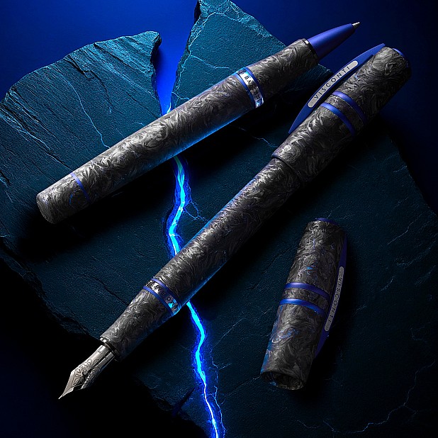 Visconti Homo Sapiens Carbon Moiré LE Rollerball
