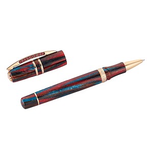 Visconti Homo Sapiens Legacy Blue and Red Celluloid LE Rollerball