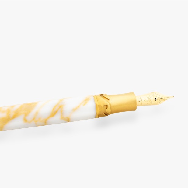 Visconti Il Magnifico Calacatta Gold Marble Limited Edition Füllfederhalter