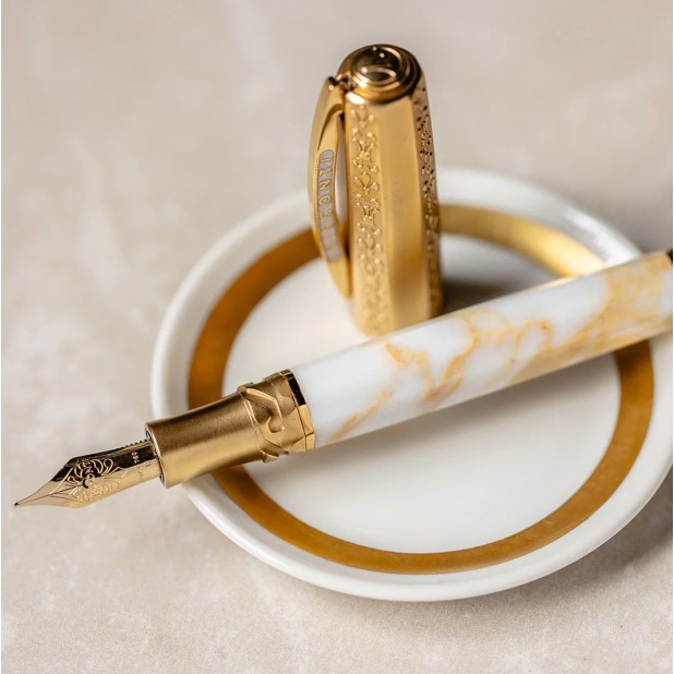 Visconti Il Magnifico Calacatta Gold Marble Limited Edition Füllfederhalter
