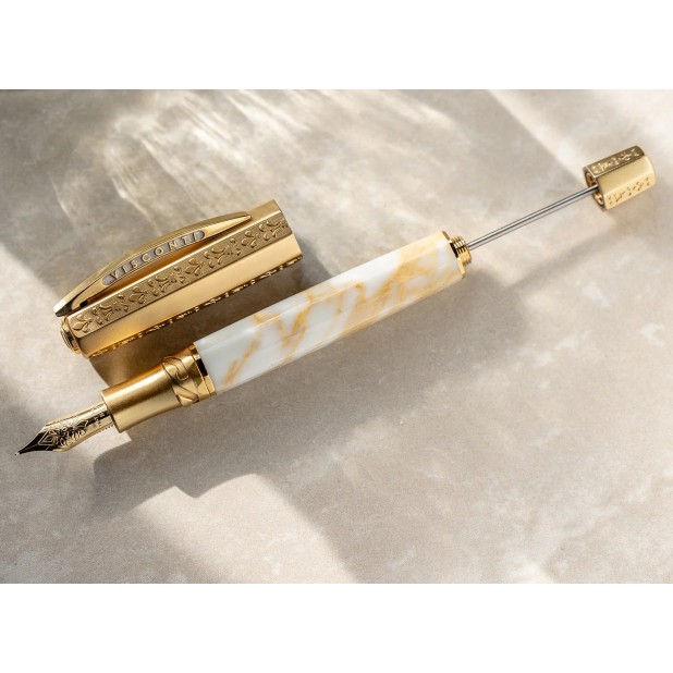 Visconti Il Magnifico Calacatta Gold Marble Limited Edition Füllfederhalter