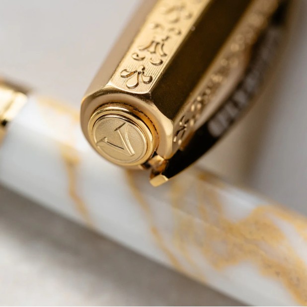 Visconti Il Magnifico Calacatta Gold Marble Limited Edition Füllfederhalter