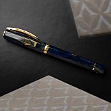 Visconti Medici Golden Blue Oversize Fountain pen